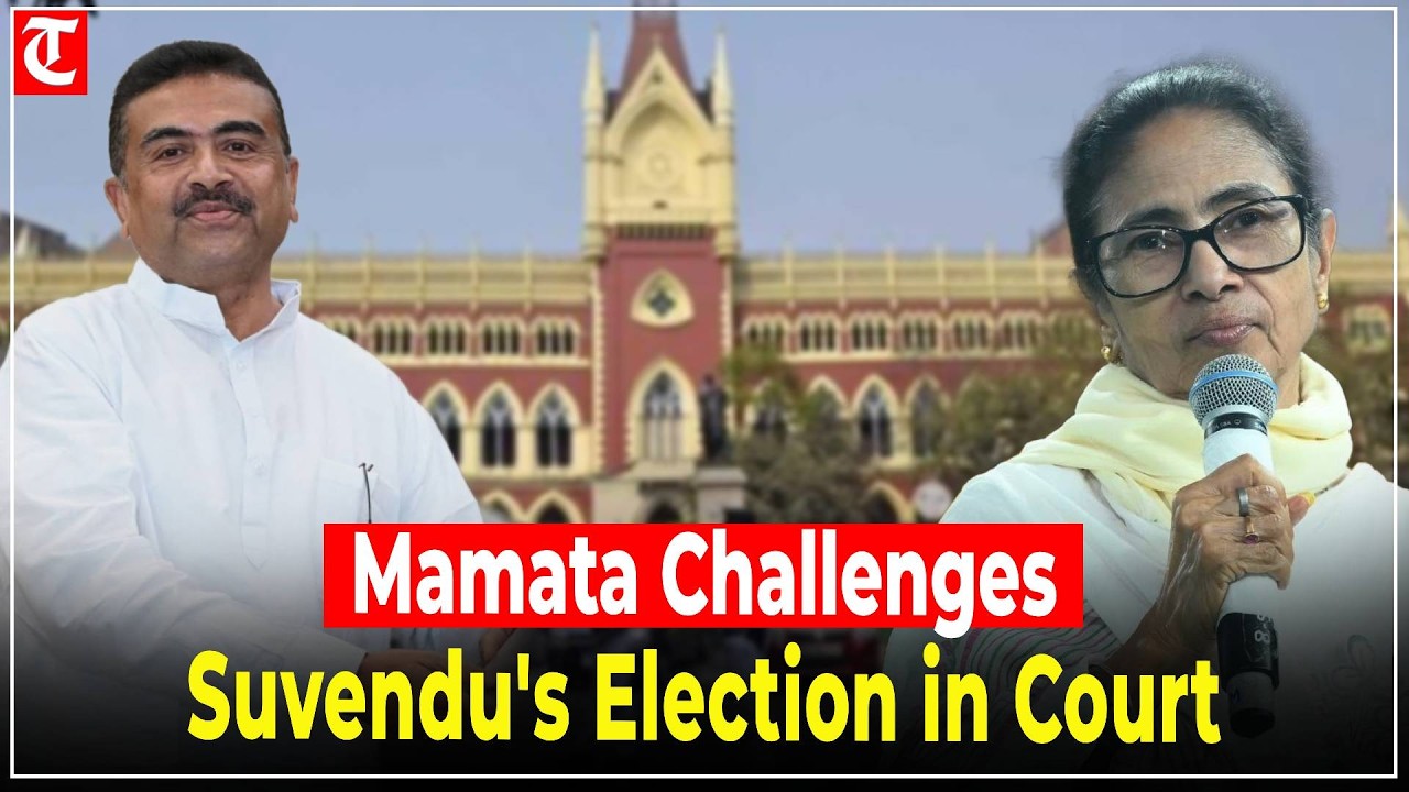 Mamata Banerjee Reaches Calcutta HC, Challenges Suvendu Adhikari's Election Victory
