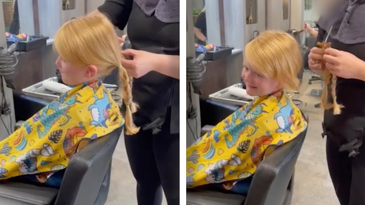 Feminist Little Boy Donates Long Locks To Cancer Charity