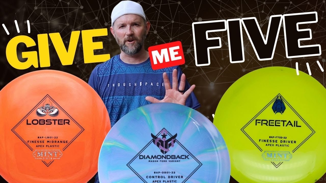 HOW DO THEY FLY? Mint Discs LOBSTER, DIAMONDBACK, and FREETAIL (GIVE ME FIVE)