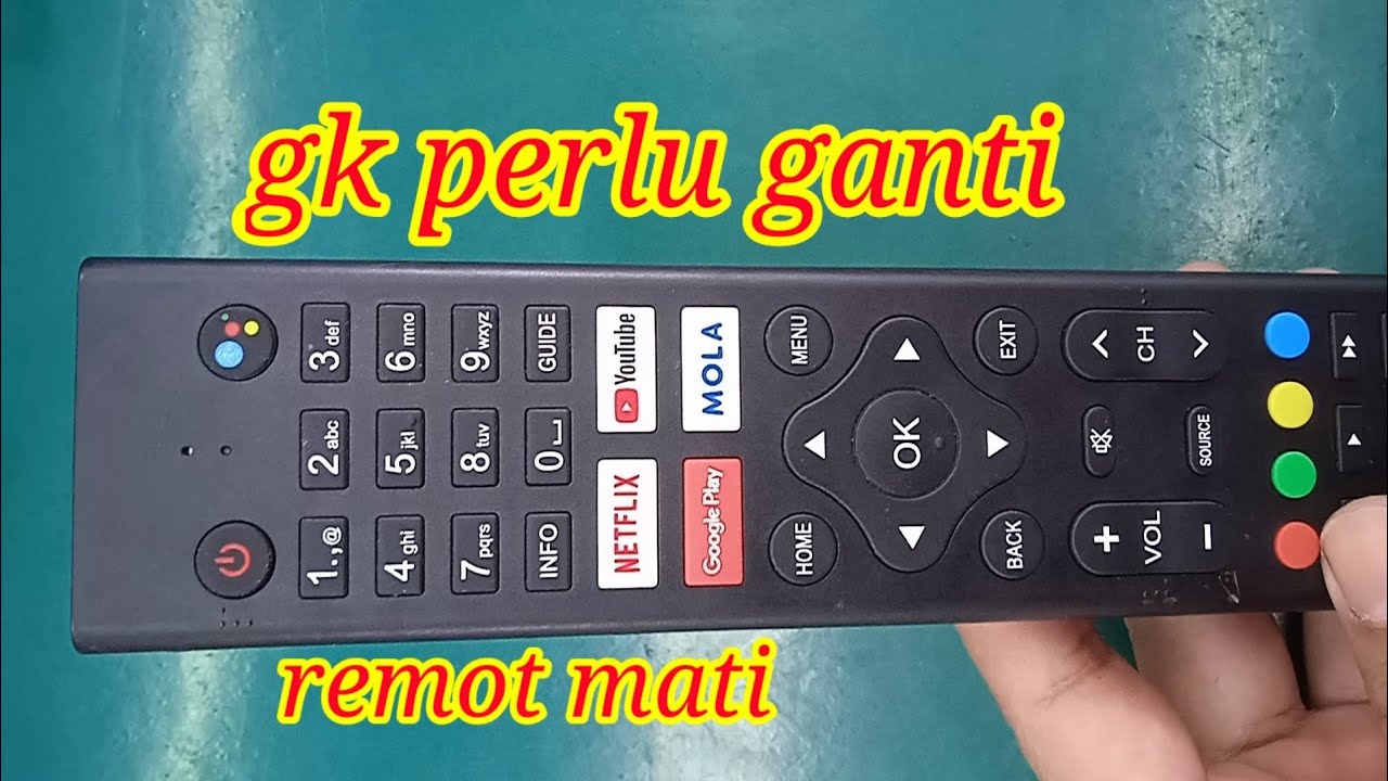 cara memperbaiki remot smart tv mati total