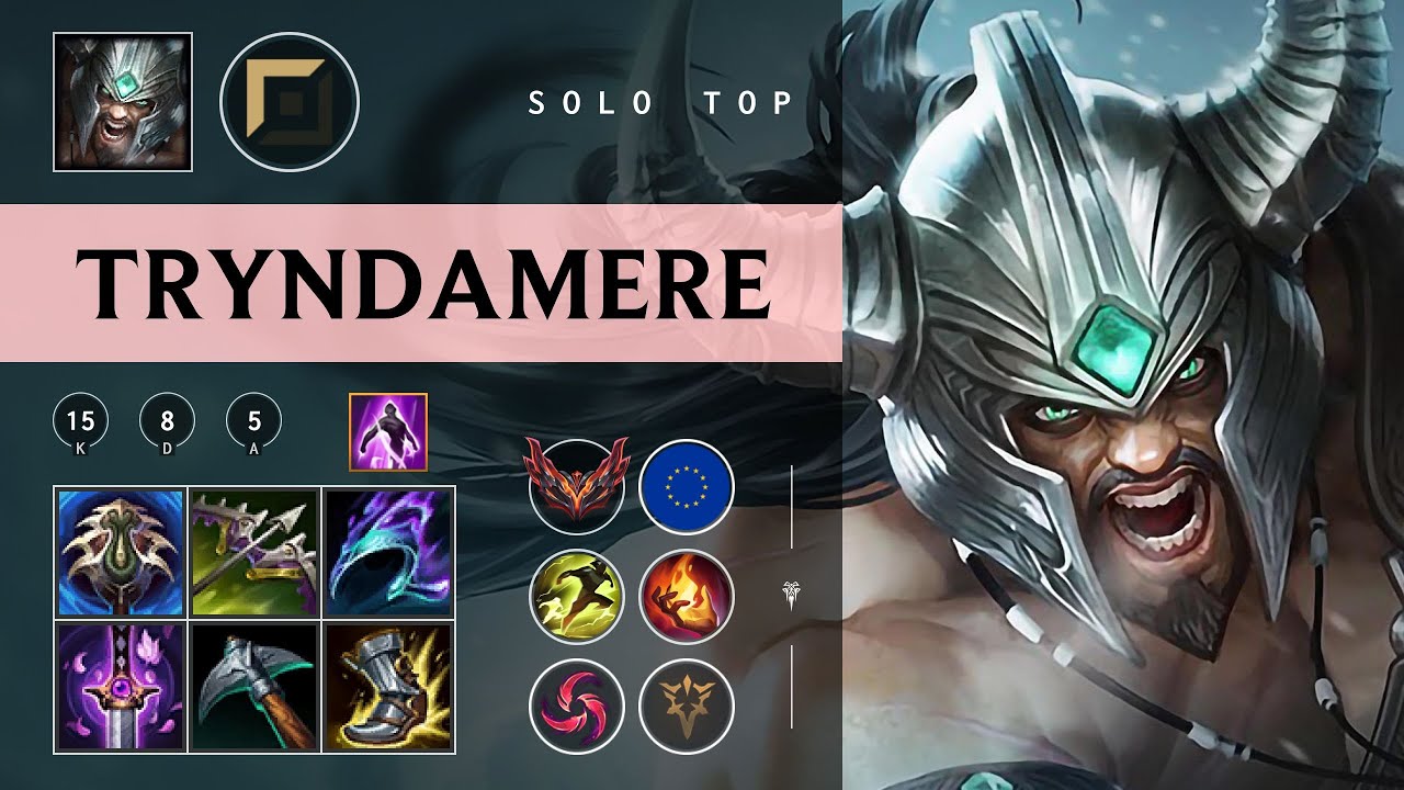 Tryndamere Top vs Fiora - EUW Grandmaster Patch 26.01