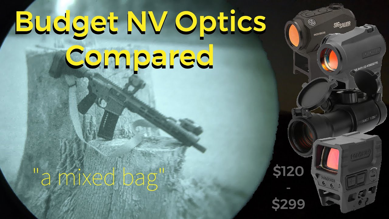 Budget Night Vision Red Dots Passive Comparison | Holosun, Sig, Primary Arms | Meaning of Man