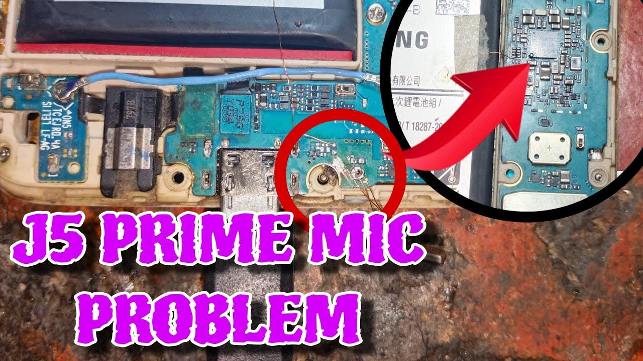 Samsung J5 prime mic problem fix 100% #samsung #repairing #phonerepair 
