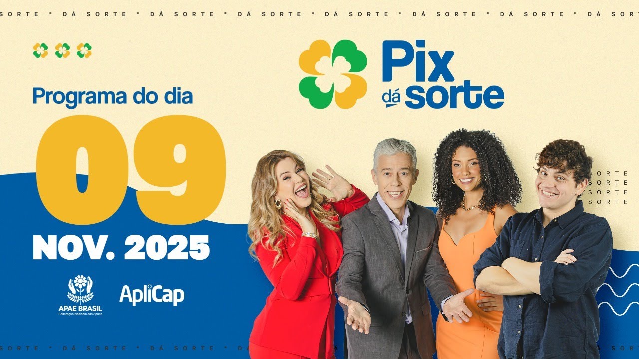 PIX DÁ SORTE - PROGRAMA COMPLETO 09.11.2025
