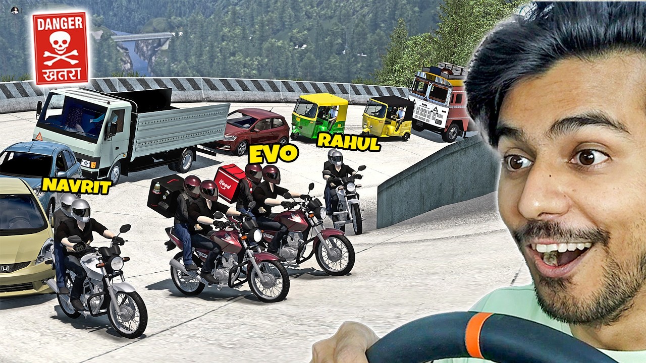 WE DROVE MOTORCYCLE IN ETS 2 in CONVOY