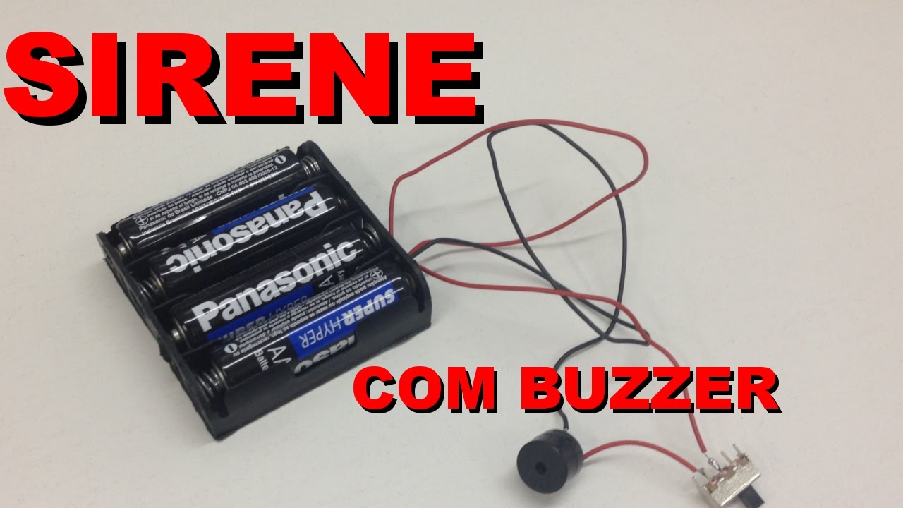 SIRENE COM BUZZER | Conheça Eletrônica! #009