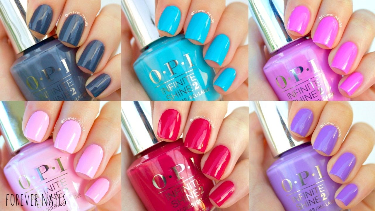 OPI Infinite Shine Swatches & Review