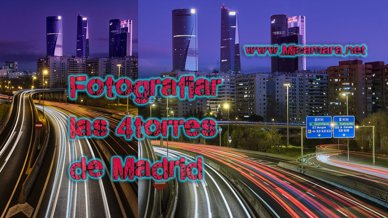Localización para Fotografiar las cuatro torres de Madrid desde  H.Ramon y Cajal
