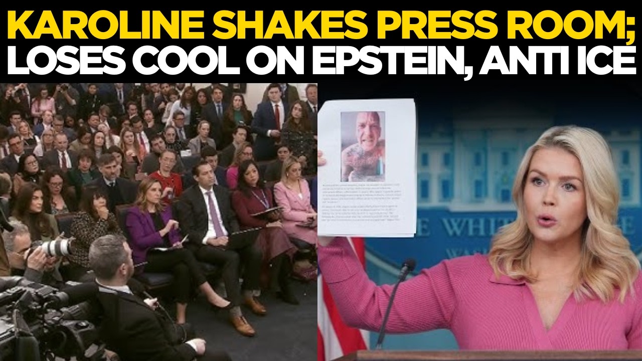 LIVE | Karoline Leavitt Blasts In Press Conference On Epstein, Anti-ICE Comments In Tense Briefing
