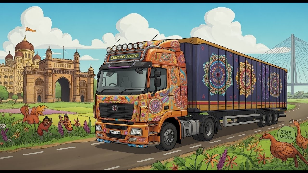 Euro Truck Simulator 2: The Great Indian Road Trip