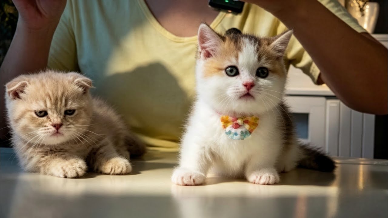 Two Sweeties Ready to Steal the Spotlight 🐱💖