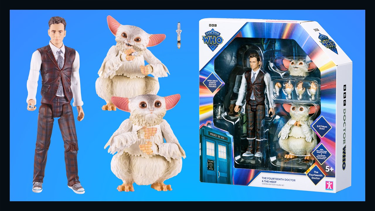 NEW DOCTOR WHO FIGURES! | The Fourteenth Doctor and the Meep (Vortex Edition)