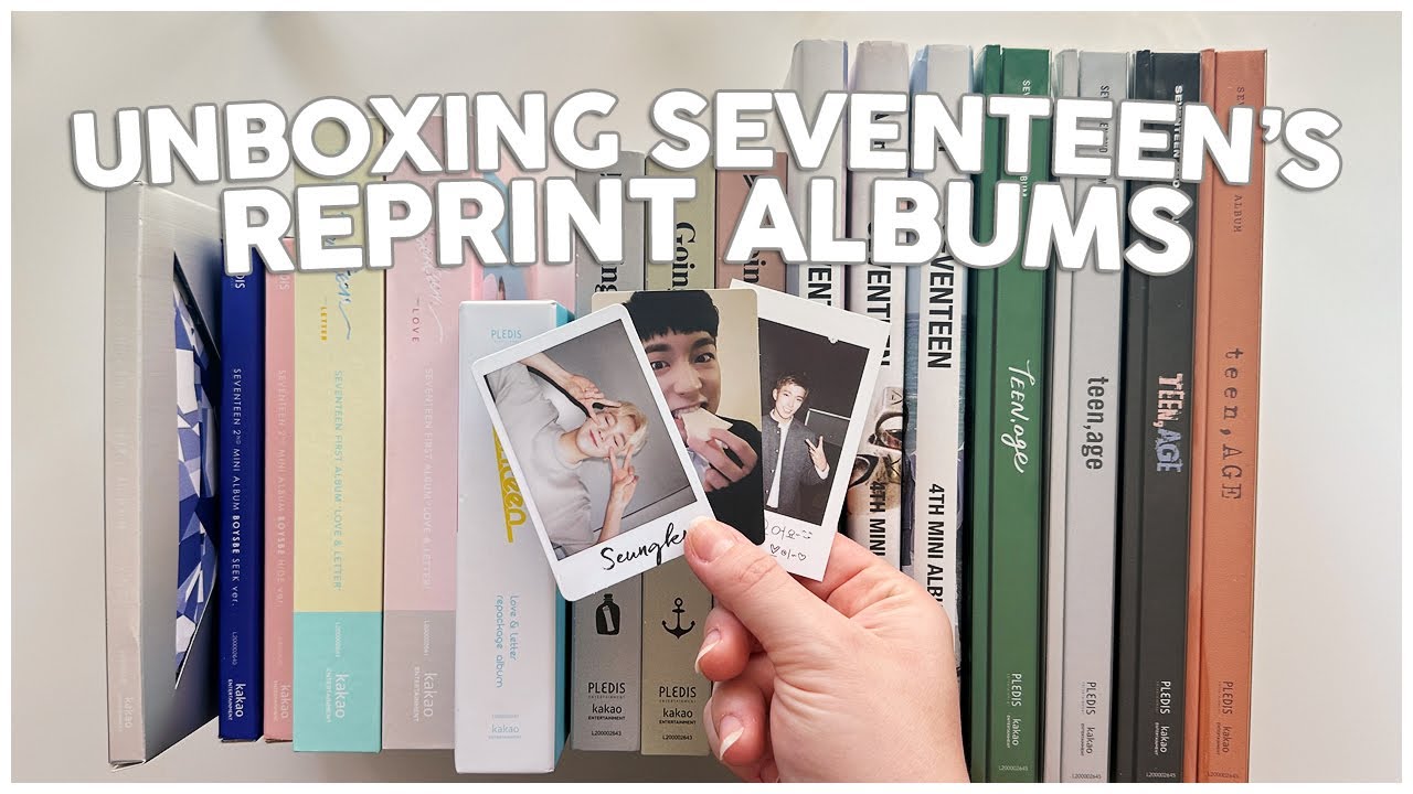 ✨ SEVENTEEN REPRINTED ALBUMS UNBOXING | opening 16 backlist albums