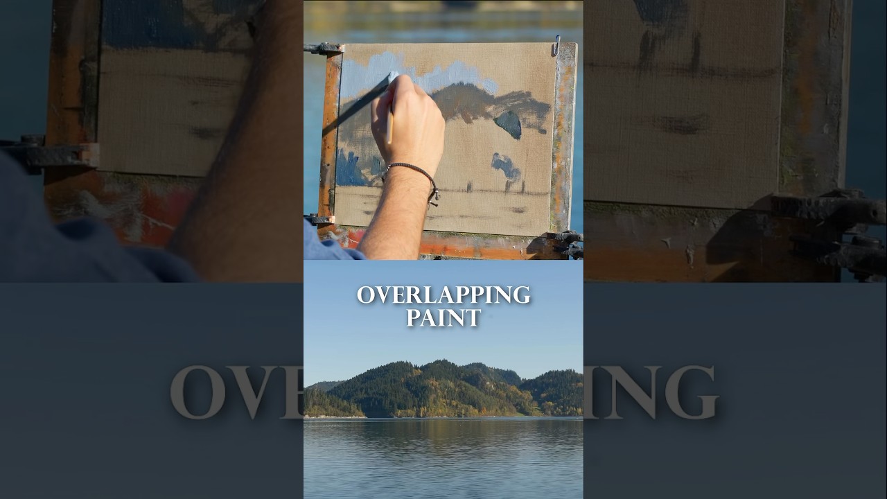 So erzeugen Sie Tiefe in &Ouml;lgem&auml;lden! #Landschaftsmalerei #allaprima #pleinair