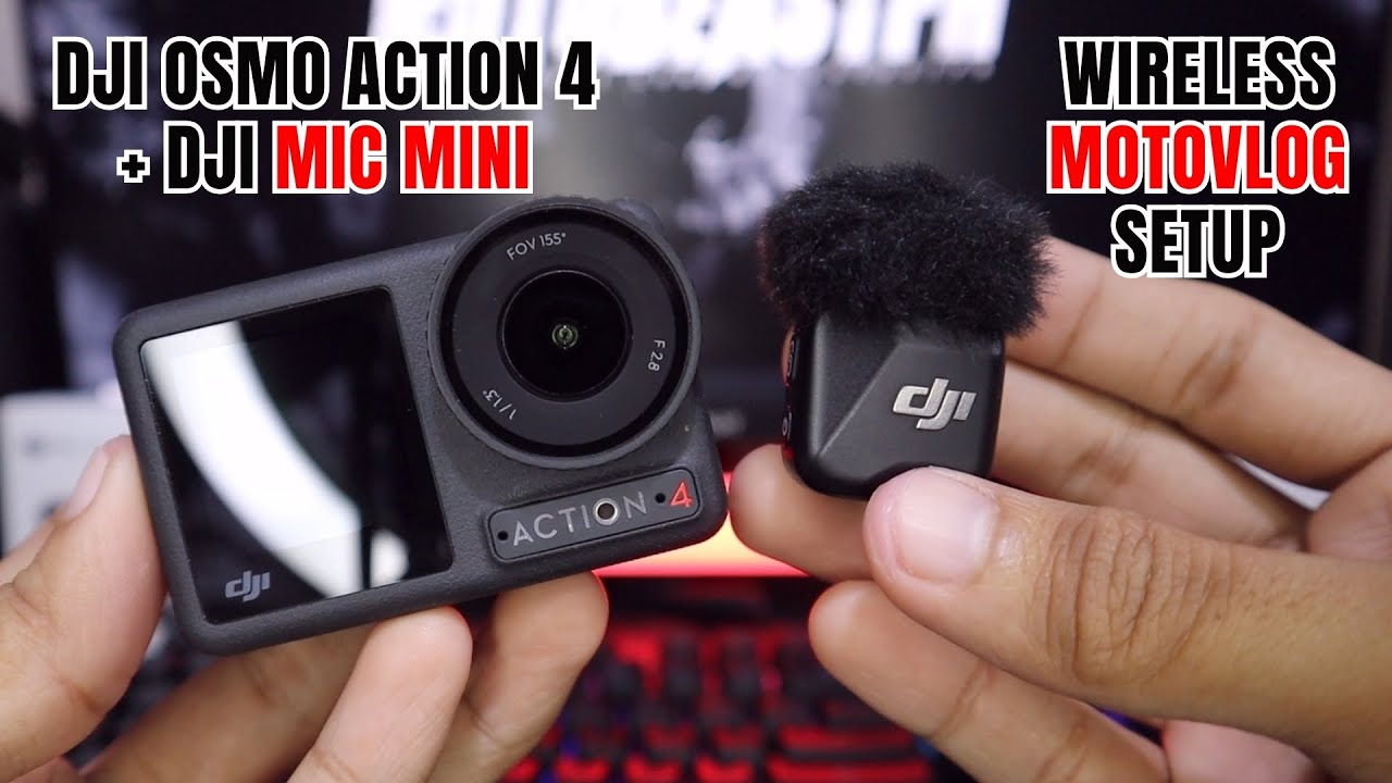Wireless Motovlog Setup | DJI Action 4 + DJI Mic Mini
