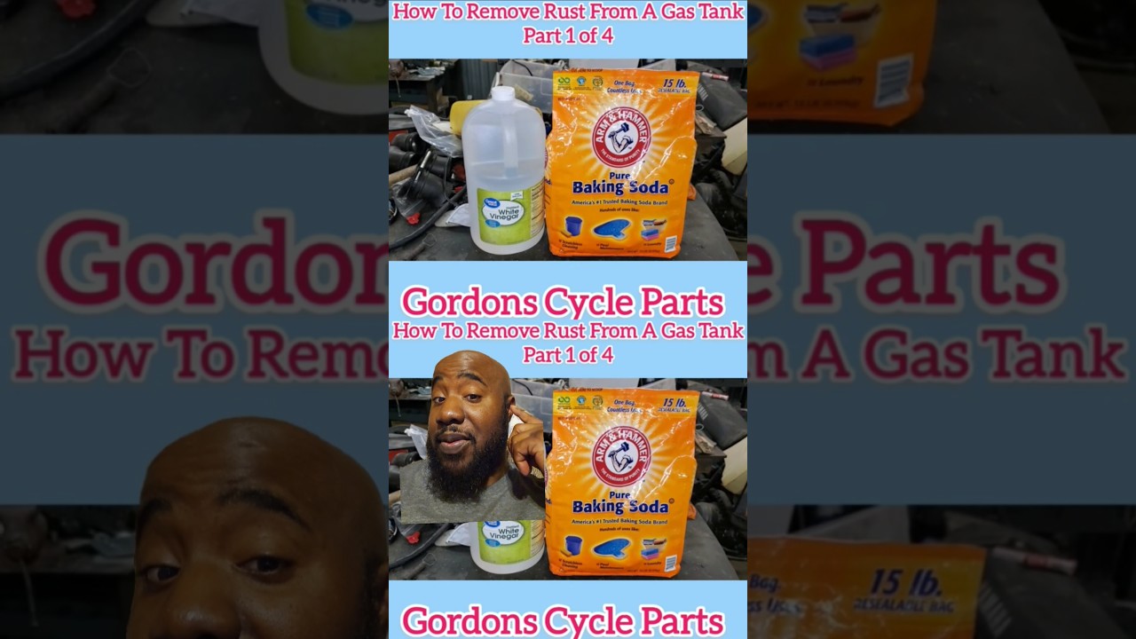 Как очистить бензобак от ржавчины #мотоцикл #ремонт