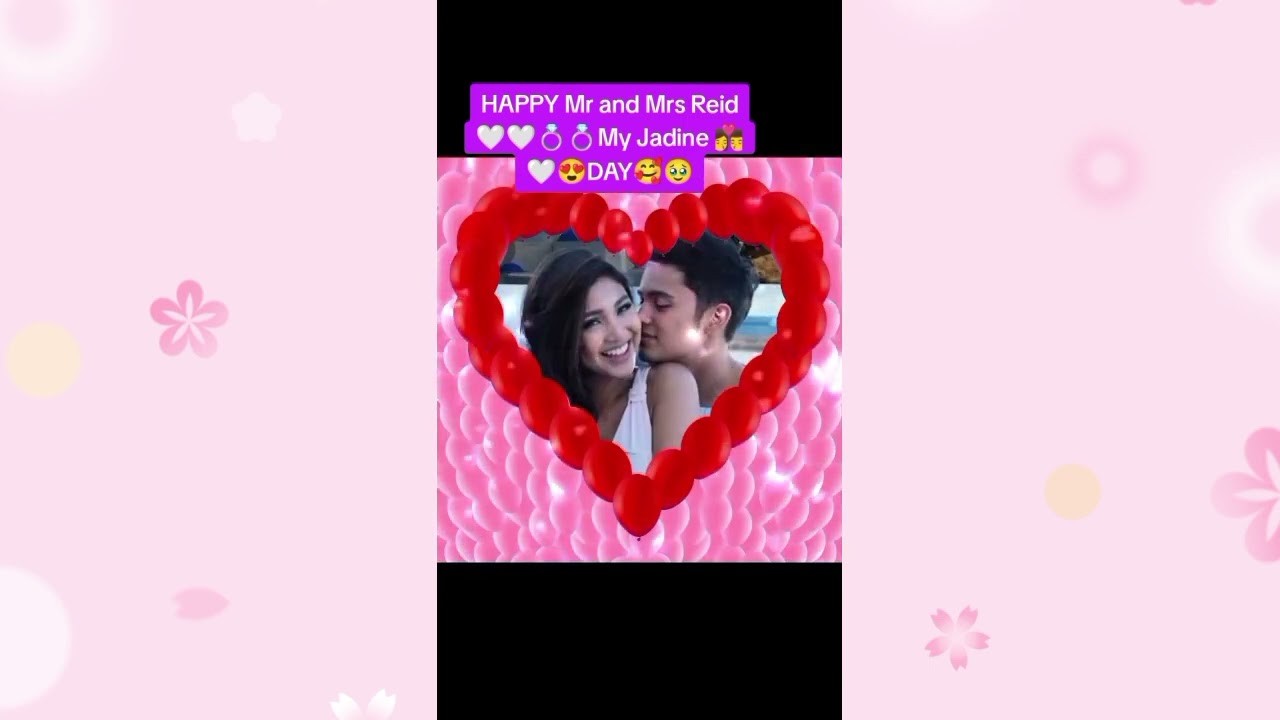 HAPPY 9TH ANNIVERSARY 🥹Mr and Mrs Reid 🤍🤍💍💍 My Jadine 👩‍❤️‍💋‍👨🤍😍 #JADINE #PrivateRelationship