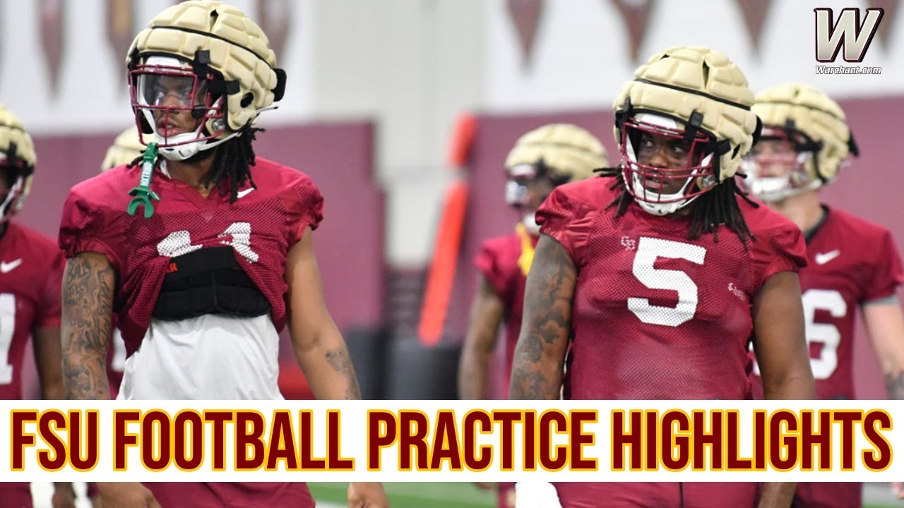 FSU Football Practice HIGHLIGHTS | Day 11 | Seminoles DEFENSIVE LINE goes to work | Warchant #FSU