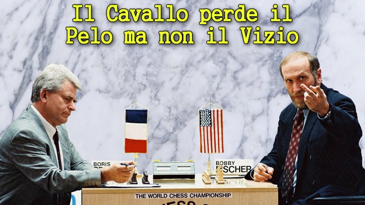 Partite Commentate di Scacchi 254 - Fischer vs Spassky - perde il Pelo ma non il Vizio - 1992 [B31]
