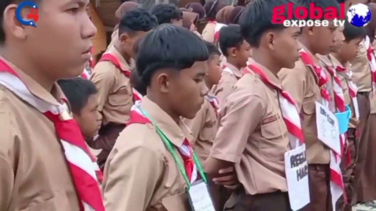 Pelantikan Dewan Kerja Pramuka Penggalang SMPN 6 Banjarsari Bumi Perkemahan MBS Baros Serang 