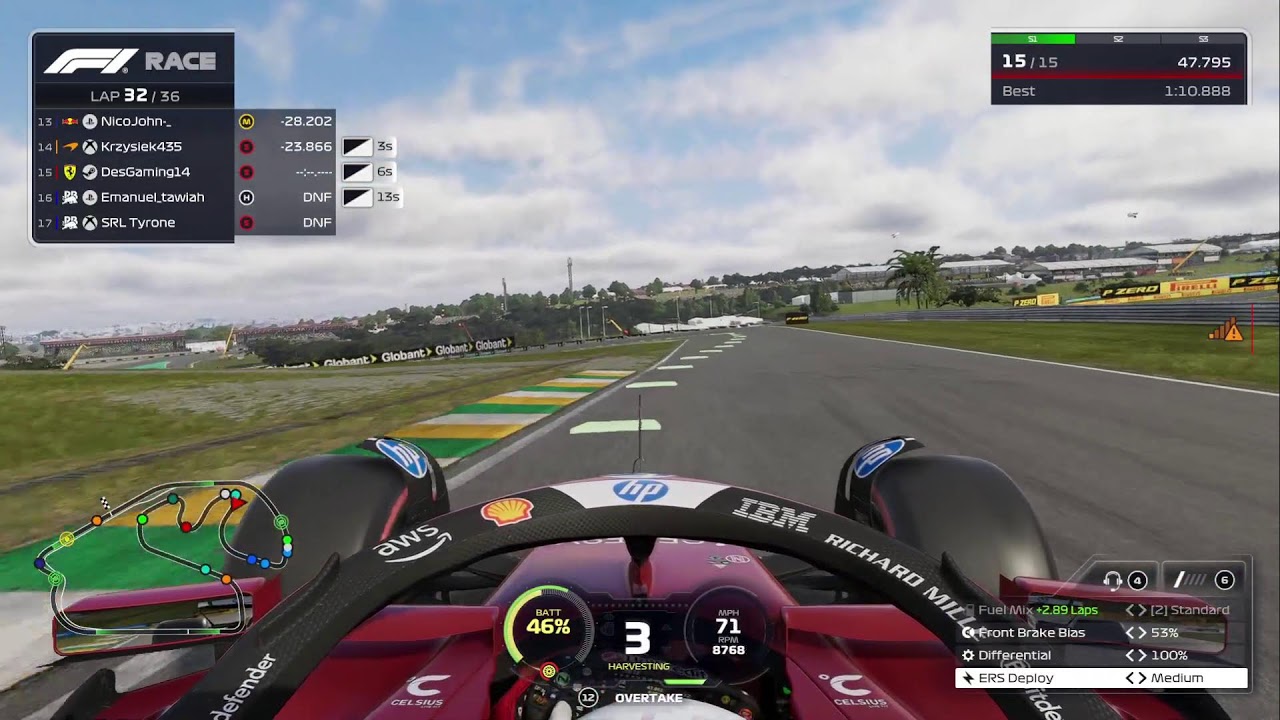 F1 25 Racing TTRL in Brazil