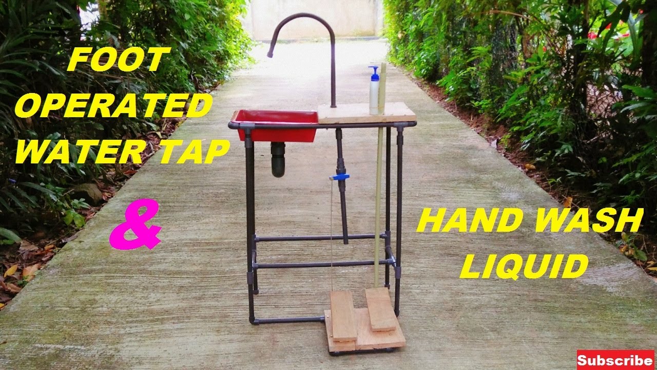 How To Make Food Operated Water Tap & Hand Wash Liquid. (Home Made)