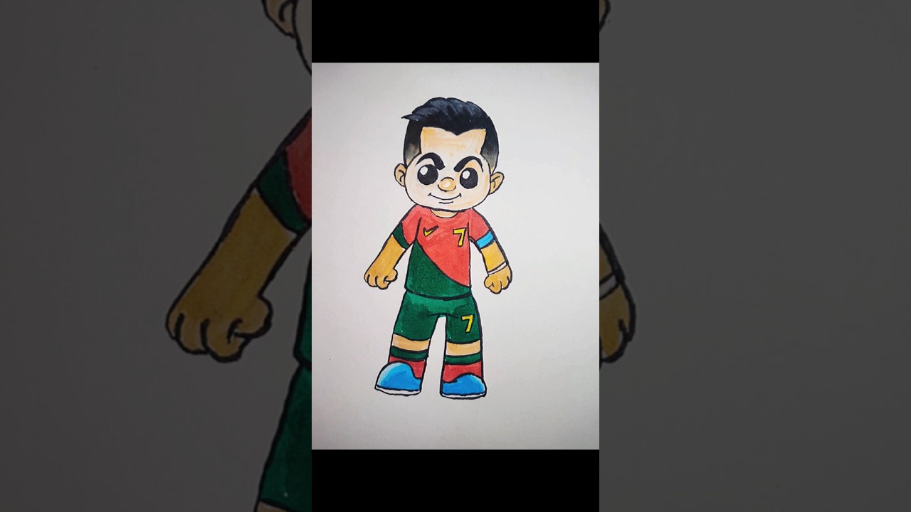 how to draw ronaldo 🇵🇹