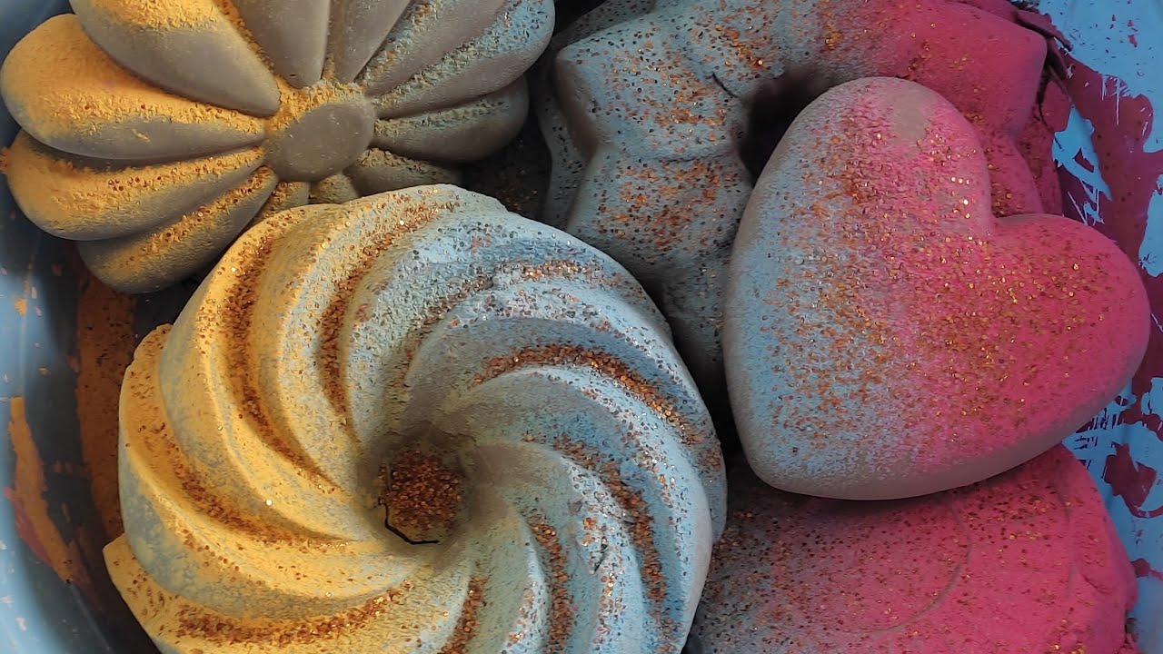 Gray Powdery Mass Crush| ASMR | Anxiety Relief| Sleep Aid| Oddly Satisfying