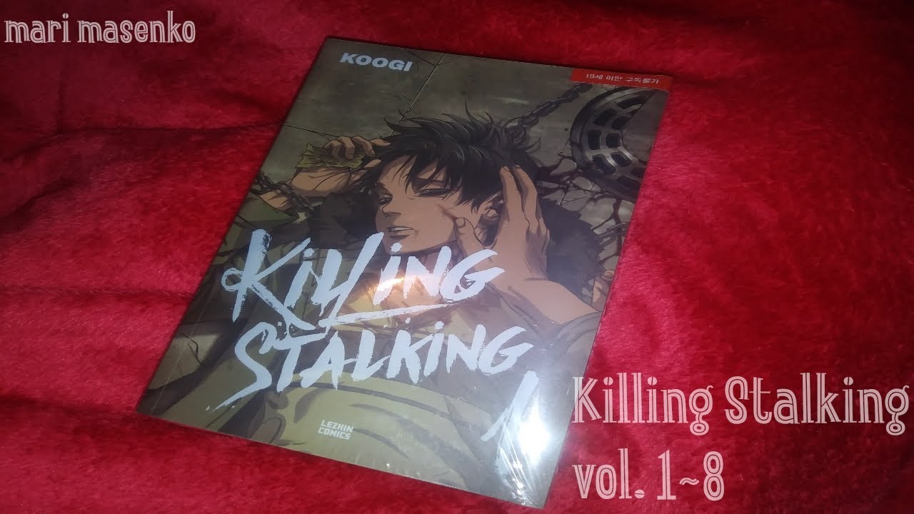 Killing Stalking ( 킬링 스토킹 ) Vol. 1~8 Unboxing