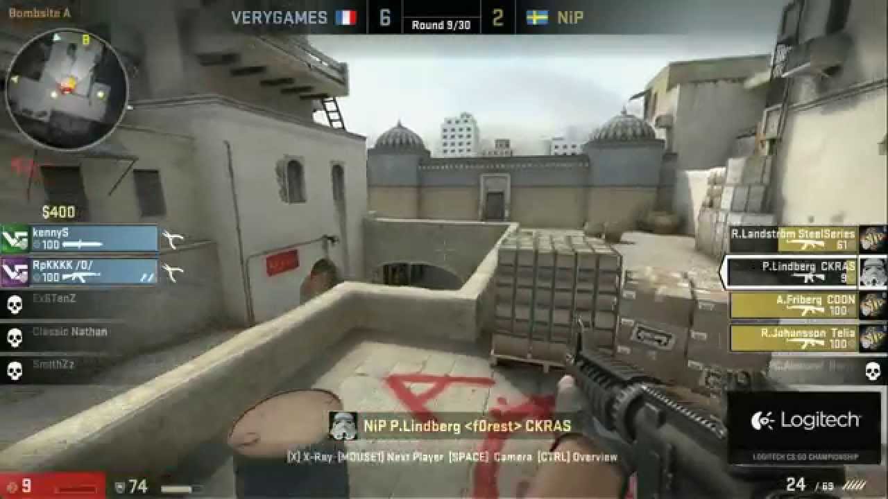 DreamHack Winter 2012 - Grand Final NiP vs VeryGames - map 1