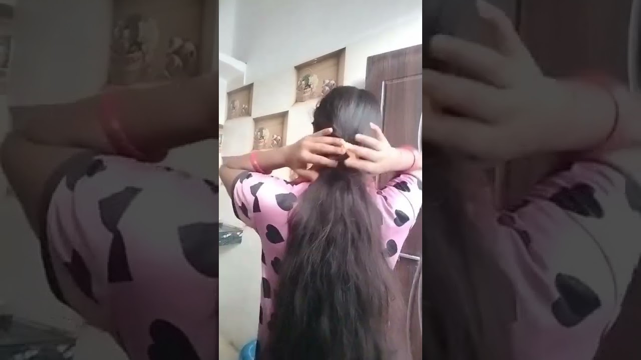 Dupatta Hairstyle  | #shorts #viral #hairstyle #longhair #hair #trending #Neetuvlogs