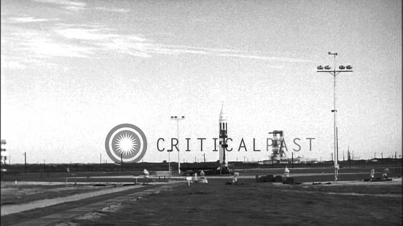 Technicians at instrument panels as a MGM-31 Pershing missile is launched in C...HD Stock Footage