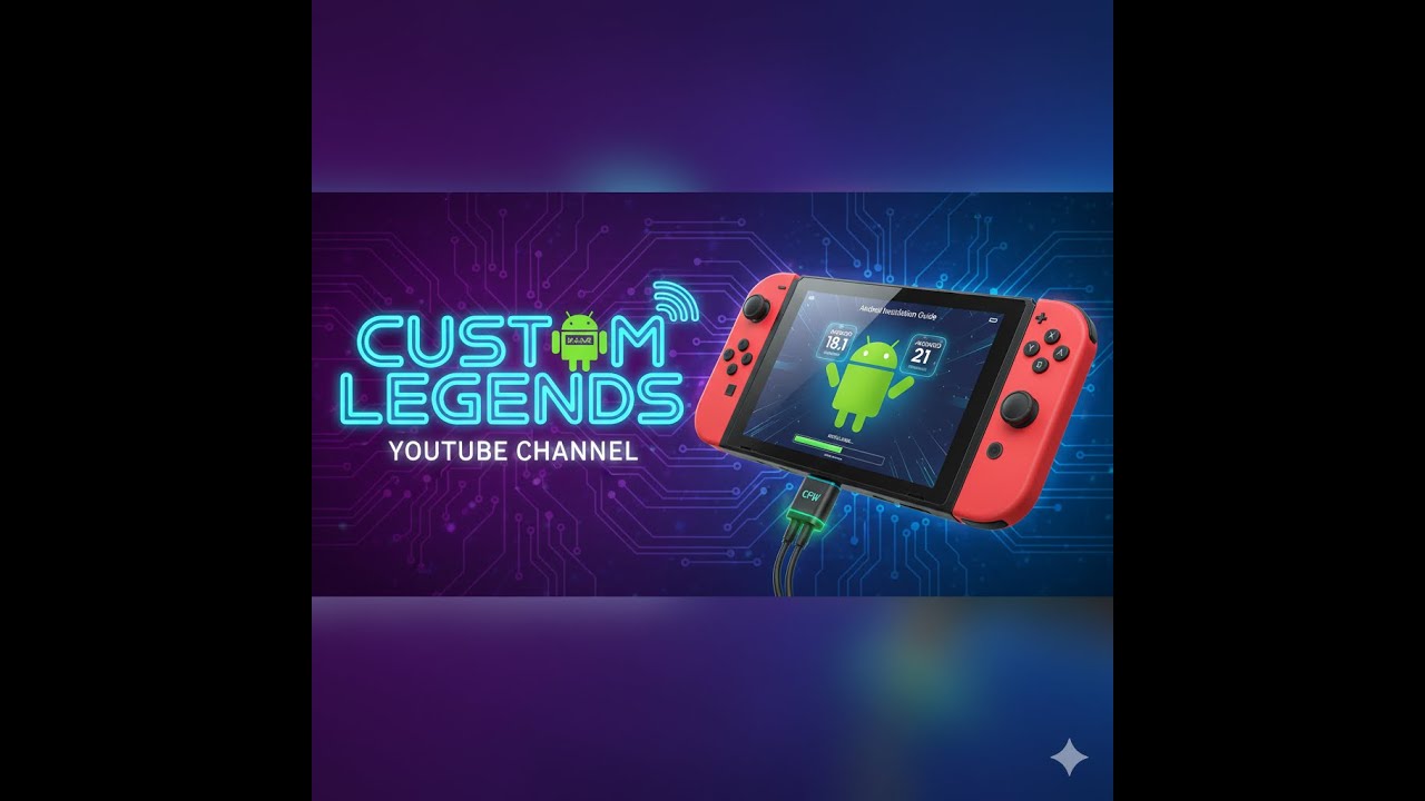 Android 18 1 und Android 21 Tutorial Für die Nintendo Switch Oled, Mariko oder lite 1080p