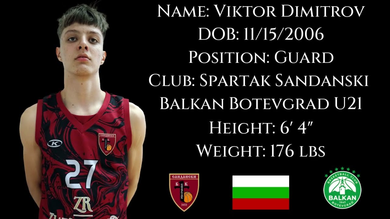 Viktor Dimitrov - Point Guard/Shooting Guard Highlights 24-25