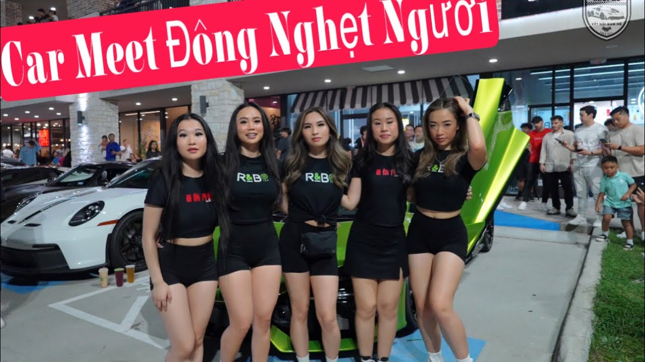 Khói Xe Gặp Đài Truyền Hình Việt TV Ở Car Show Đông Nghẹt Người Việt Houston.