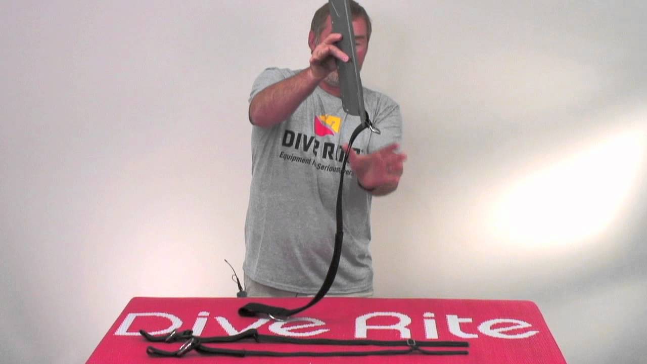 Scuba Diving: How To Attach A Crotch Strap Onto A Backplate by Dive Rite