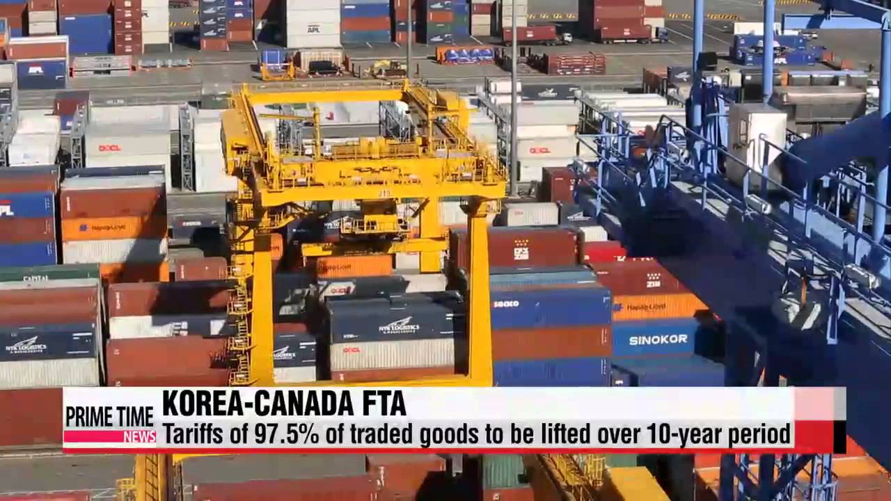 Korea, Canada initial free trade agreement