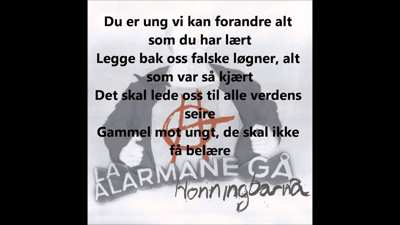 Honningbarna - Klart Blikk -  Lyrics