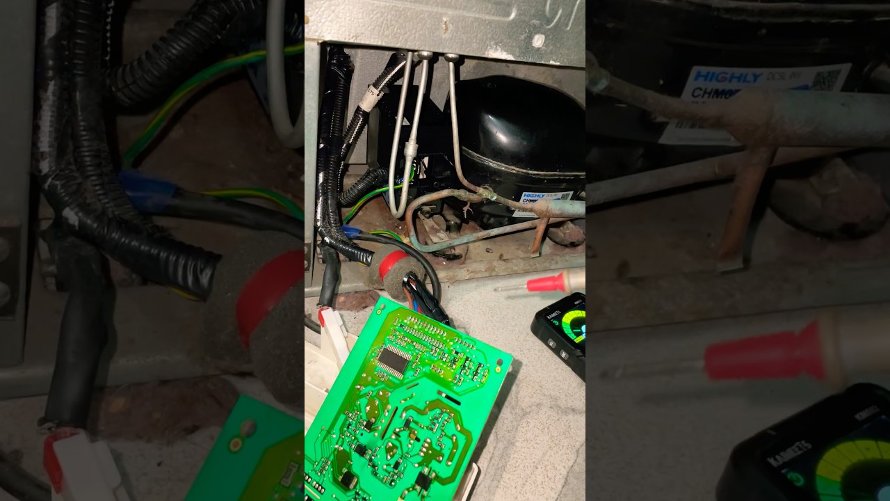 Haier fridge Compressor not start #dc  #electrical #refrigerator #mostpopular #electriccompressor
