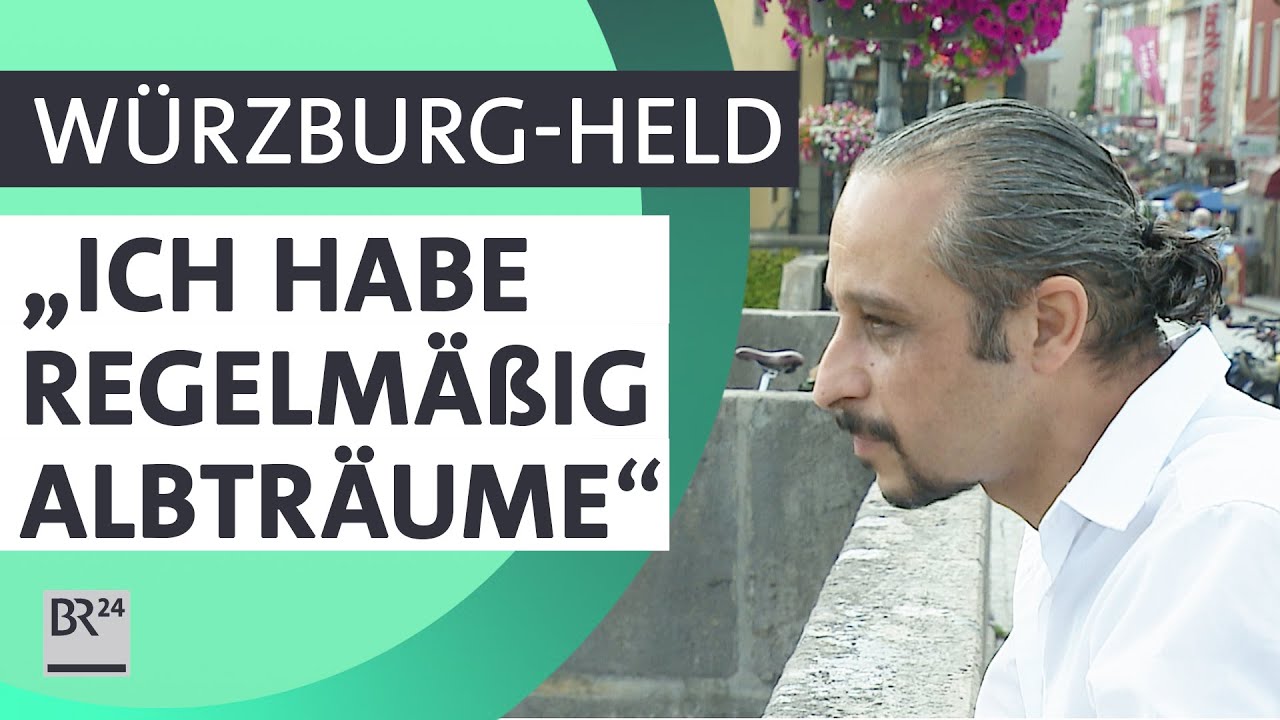 Messerattacke: Wie sich dieser Mann dem Würzburger Attentäter in den Weg stellte | BR24