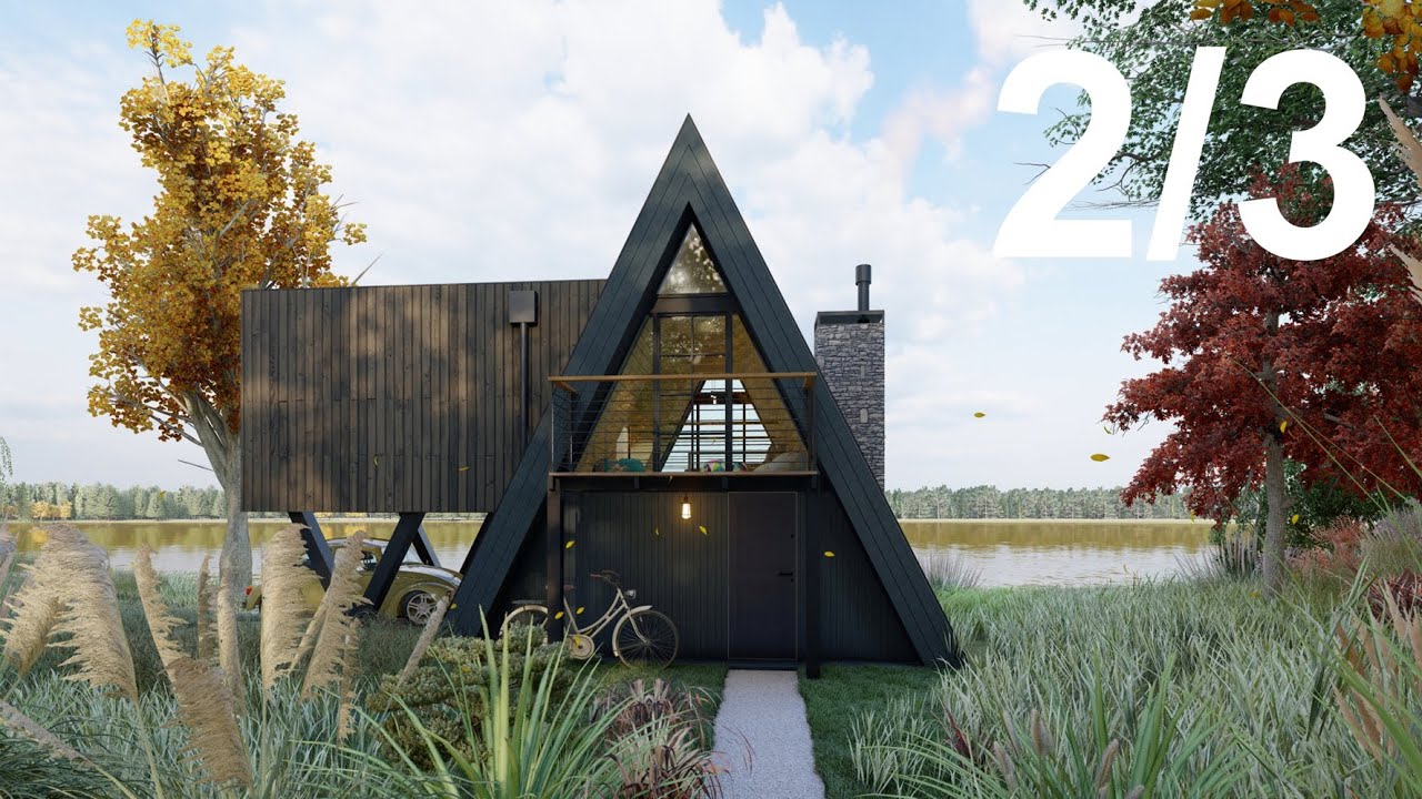 Ep.2. A-Frame Cabin by the Lake. Nowoczesny Domek Letniskowy typu Brda nad Jeziorem
