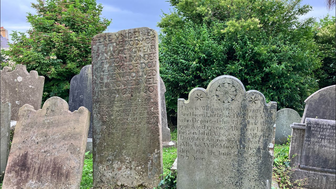 17TH CENTURY GRAVES DONAGHADEE The Church History Trail