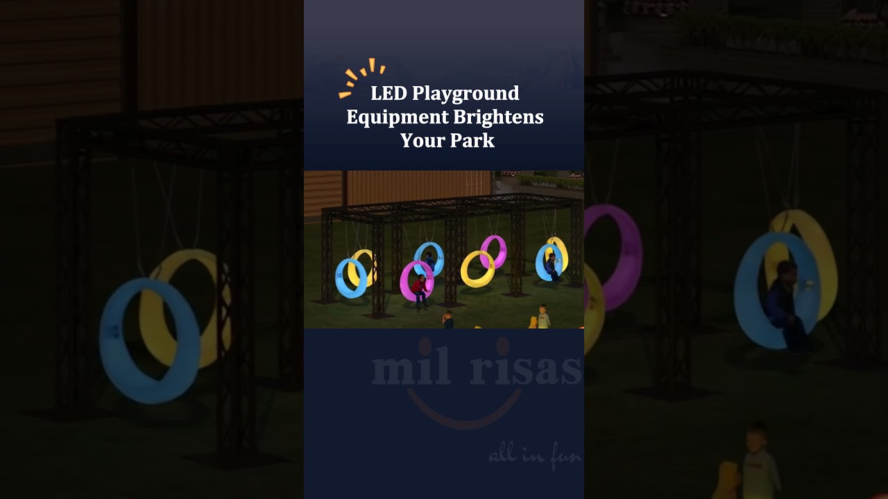 ✨ Brighten Your Park with LED Playground Equipment!