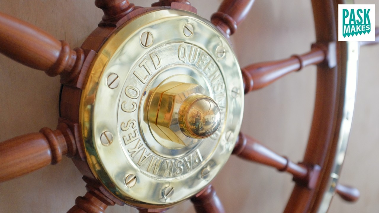 Making Brass Hardware for a Ships Wheel