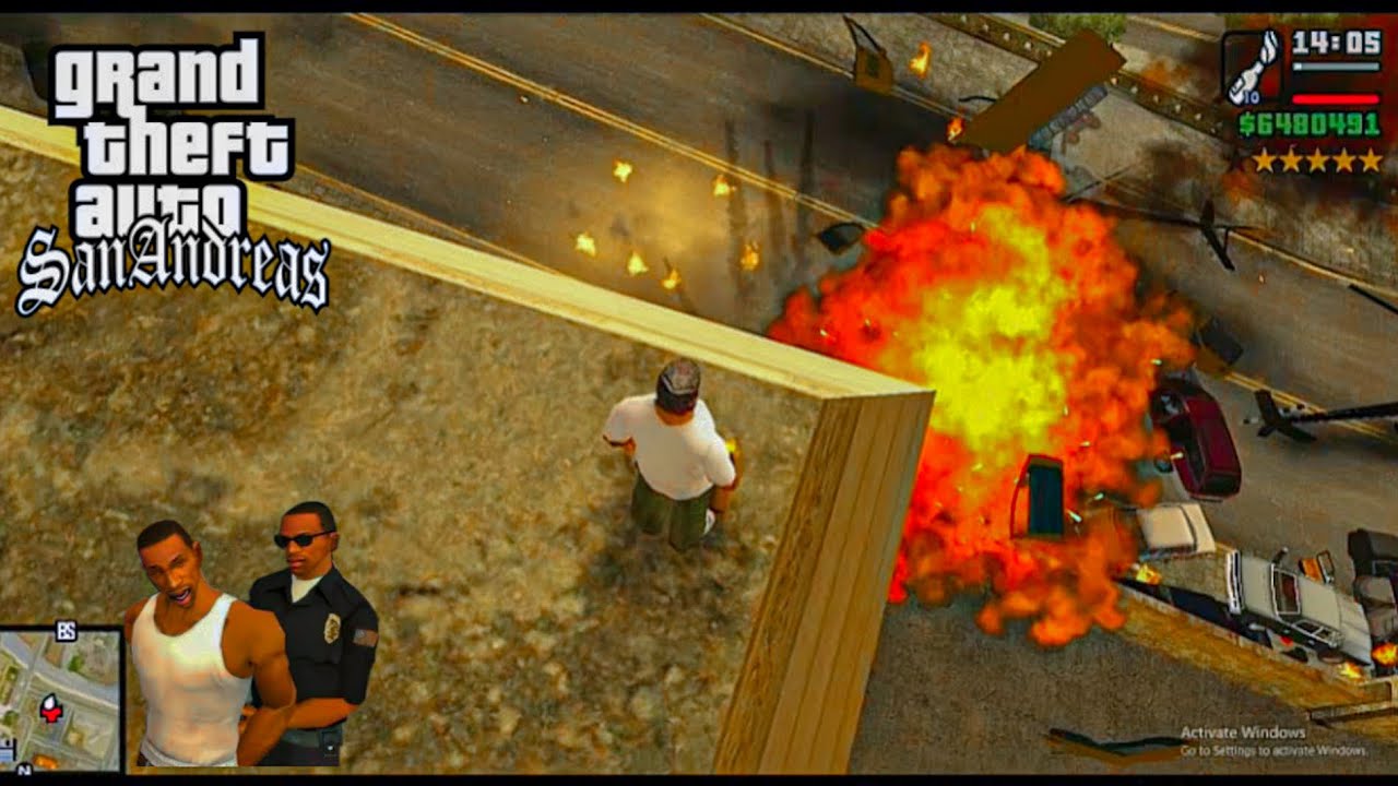 GTA sanandres police attack 👮🏼‍♂️💣💥#gta #subscribe #gtasanandreas