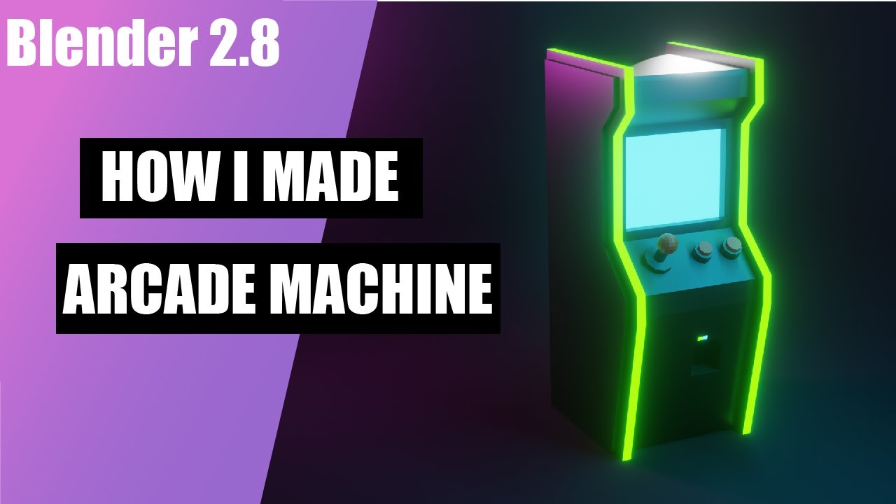 игровой автомат учебник по 3d моделированию blender 2.8 легкий новичок