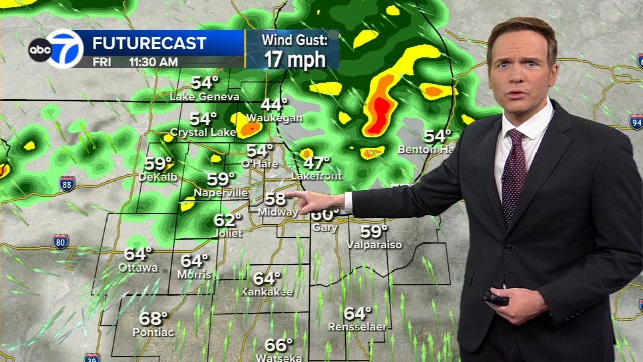 Chicago weather forecast Friday, Saturday could include severe storms