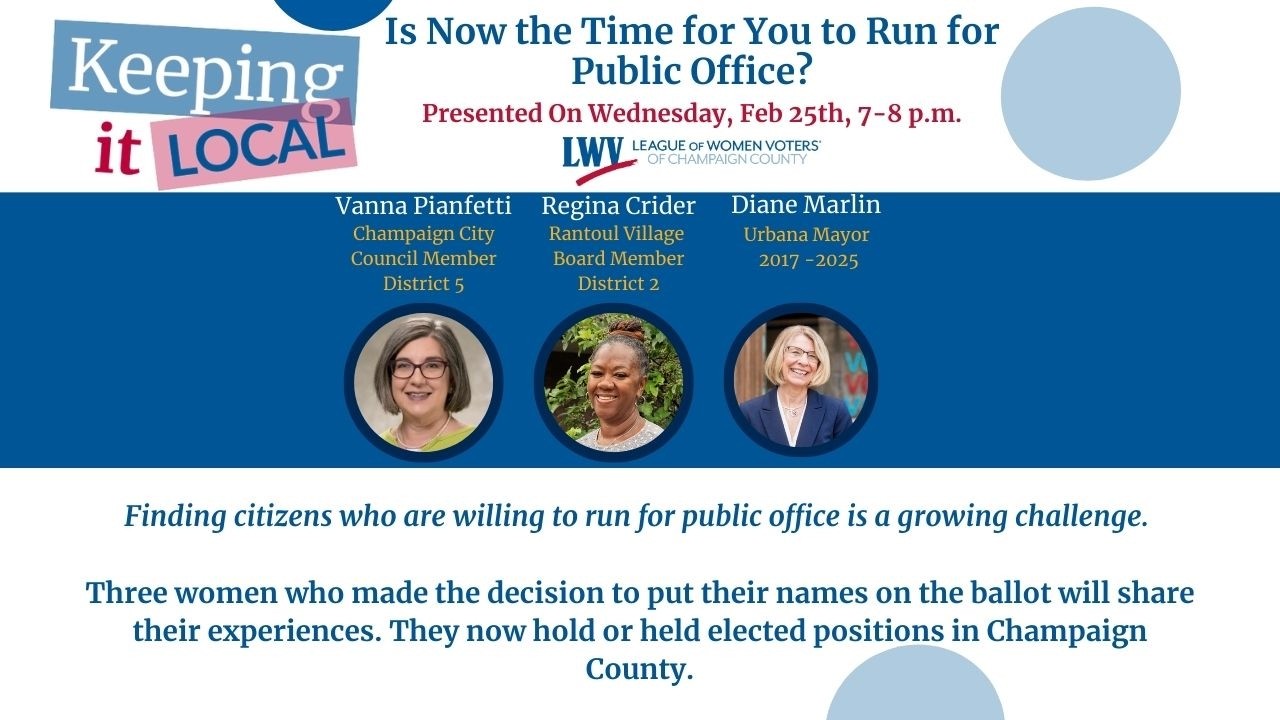 Is Now the Time for You to Run for Public Office? - Keeping it Local