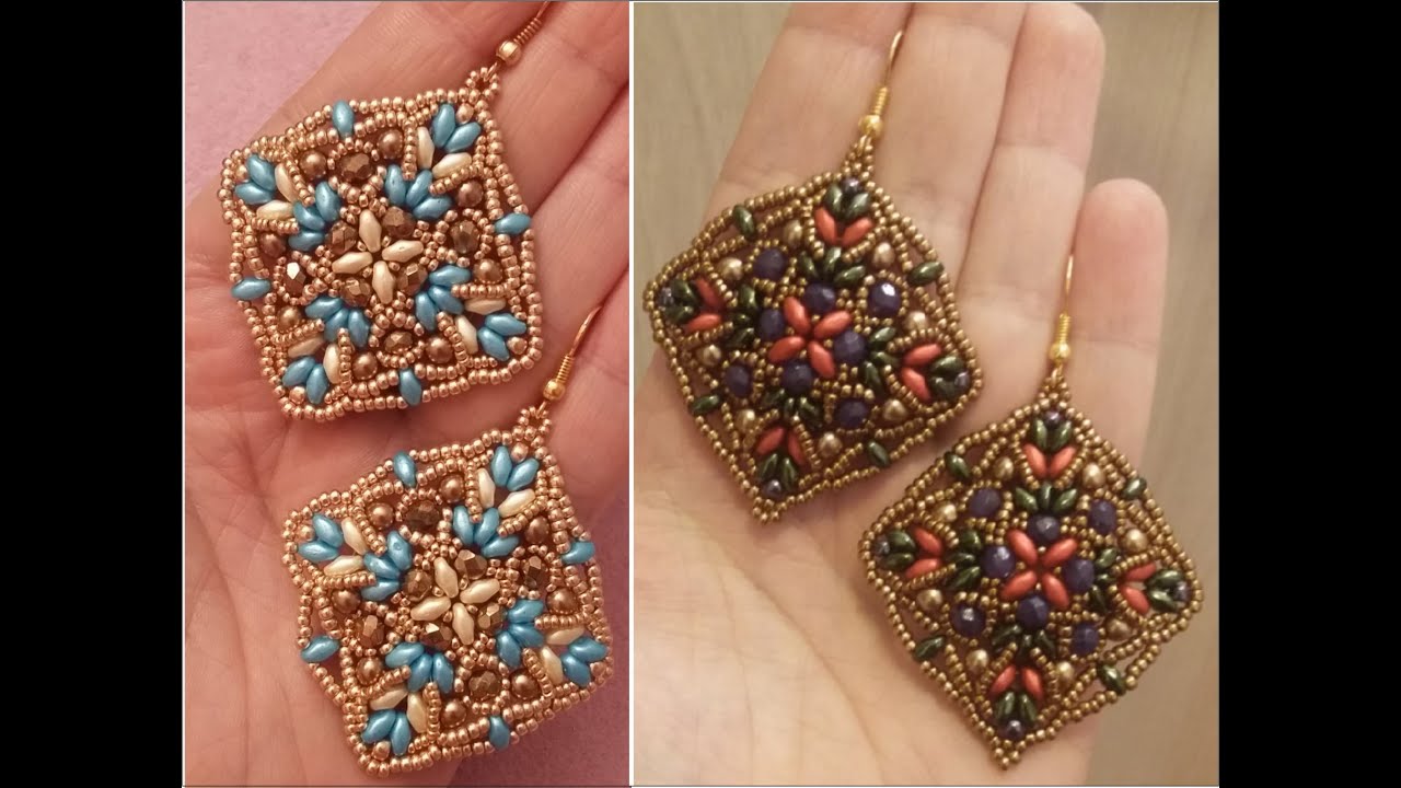 Tutorial orecchini Oriente - (DIY - Oriente Earrings)
