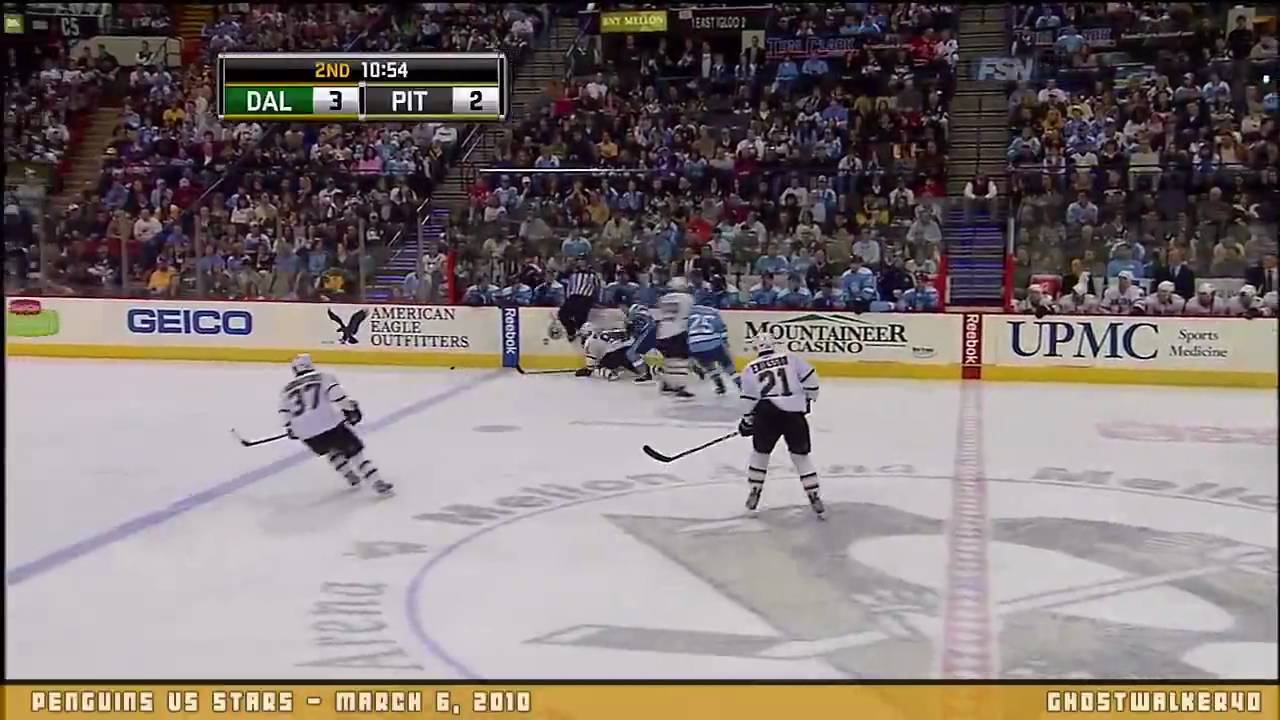 Highlights: Penguins vs Stars (3-6-2010)